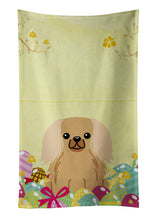 Load image into Gallery viewer, Easter Eggs Pekingnese Fawn Sable Kitchen Towel – Artistic Dish Towel for Everyday Use BB6104KTWL