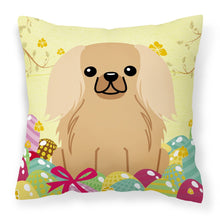 Load image into Gallery viewer, Easter Eggs Pekingnese Fawn Sable Fabric Decorative Pillow BB6104PW1818