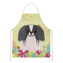 Load image into Gallery viewer, Easter Eggs Pekingnese Black White Apron – Artist-Designed Kitchen, BBQ &amp; Craft Apron BB6105APRON