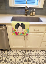 Load image into Gallery viewer, Easter Eggs Pekingnese Black White Kitchen Towel – Artistic Dish Towel for Everyday Use BB6105KTWL