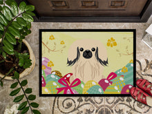 Load image into Gallery viewer, Easter Eggs Pekingnese Cream Doormat - 18x27 Decorative Floor Mat – Indoor/Outdoor Rug with Artistic Flair BB6106MAT