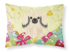 Load image into Gallery viewer, Easter Eggs Pekingnese Cream Fabric Standard Pillowcase – Artistic Decorative Front, White Back BB6106PILLOWCASE