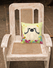 Load image into Gallery viewer, Easter Eggs Pekingnese Cream Fabric Decorative Pillow BB6106PW1818
