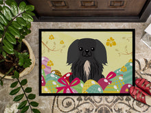 Load image into Gallery viewer, Easter Eggs Pekingnese Black Doormat - 18x27 Decorative Floor Mat – Indoor/Outdoor Rug with Artistic Flair BB6107MAT