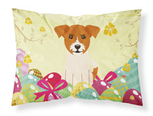 Load image into Gallery viewer, Easter Eggs Jack Russell Terrier Fabric Standard Pillowcase – Artistic Decorative Front, White Back BB6108PILLOWCASE
