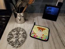 Load image into Gallery viewer, Easter Eggs Jack Russell Terrier Pot Holders - Set of 2 - Heat-Resistant Kitchen Essentials BB6108PTHD
