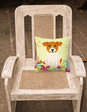 Load image into Gallery viewer, Easter Eggs Jack Russell Terrier Fabric Decorative Pillow BB6108PW1818