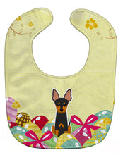 Load image into Gallery viewer, Easter Eggs English Toy Terrier Baby Bib BB6109BIB