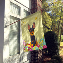Load image into Gallery viewer, Easter Eggs English Toy Terrier Flag Canvas House Size BB6109CHF