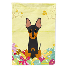 Load image into Gallery viewer, Easter Eggs English Toy Terrier Flag Canvas House Size BB6109CHF