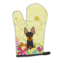 Load image into Gallery viewer, Easter Eggs English Toy Terrier Oven Mitt BB6109OVMT