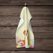 Load image into Gallery viewer, Easter Eggs English Foxhound Kitchen Towel – Artistic Dish Towel for Everyday Use BB6110KTWL