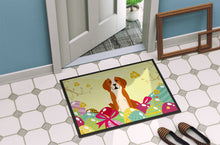 Load image into Gallery viewer, Easter Eggs English Foxhound Doormat - 18x27 Decorative Floor Mat – Indoor/Outdoor Rug with Artistic Flair BB6110MAT