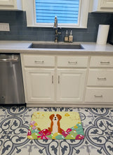Load image into Gallery viewer, Easter Eggs English Foxhound Machine Washable Memory Foam Mat BB6110RUG