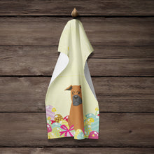 Load image into Gallery viewer, Easter Eggs Chinese Chongqing Dog Kitchen Towel – Artistic Dish Towel for Everyday Use BB6111KTWL