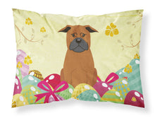 Load image into Gallery viewer, Easter Eggs Chinese Chongqing Dog Fabric Standard Pillowcase – Artistic Decorative Front, White Back BB6111PILLOWCASE