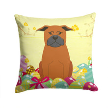Load image into Gallery viewer, Easter Eggs Chinese Chongqing Dog Throw Pillow - 14x14 Decorative Pillow – Art for Your Home &amp; Patio BB6111PW1414