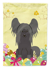 Load image into Gallery viewer, Easter Eggs Chinese Crested Black Garden Flag - Outdoor Decorative Yard Flag BB6112GF