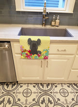 Load image into Gallery viewer, Easter Eggs Chinese Crested Black Kitchen Towel – Artistic Dish Towel for Everyday Use BB6112KTWL