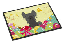 Load image into Gallery viewer, Easter Eggs Chinese Crested Black Doormat - 18x27 Decorative Floor Mat – Indoor/Outdoor Rug with Artistic Flair BB6112MAT