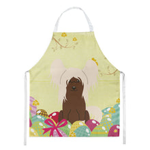 Load image into Gallery viewer, Easter Eggs Chinese Crested Cream Apron – Artist-Designed Kitchen, BBQ &amp; Craft Apron BB6113APRON