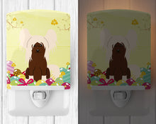 Load image into Gallery viewer, Easter Eggs Chinese Crested Cream Ceramic Night Light BB6113CNL