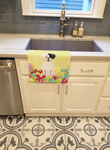 Load image into Gallery viewer, Easter Eggs White Boxer Cooper Kitchen Towel – Artistic Dish Towel for Everyday Use BB6114KTWL