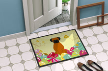 Load image into Gallery viewer, Easter Eggs Fawn Boxer Doormat - 18x27 Decorative Floor Mat – Indoor/Outdoor Rug with Artistic Flair BB6115MAT