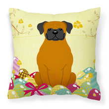 Load image into Gallery viewer, Easter Eggs Fawn Boxer Fabric Decorative Pillow BB6115PW1818