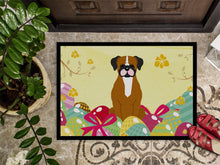 Load image into Gallery viewer, Easter Eggs Flashy Fawn Boxer Doormat - 24x36 Decorative Floor Mat – Indoor/Outdoor Rug with Artistic Flair BB6116JMAT
