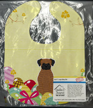 Load image into Gallery viewer, Easter Eggs Brindle Boxer Baby Bib BB6117BIB