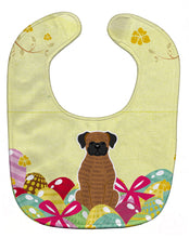 Load image into Gallery viewer, Easter Eggs Brindle Boxer Baby Bib BB6117BIB