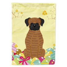 Load image into Gallery viewer, Easter Eggs Brindle Boxer Flag Canvas House Size BB6117CHF