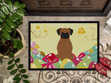 Load image into Gallery viewer, Easter Eggs Brindle Boxer Doormat - 24x36 Decorative Floor Mat – Indoor/Outdoor Rug with Artistic Flair BB6117JMAT