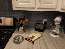 Load image into Gallery viewer, Easter Eggs Brindle Boxer Oven Mitt BB6117OVMT