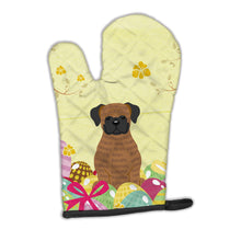 Load image into Gallery viewer, Easter Eggs Brindle Boxer Oven Mitt BB6117OVMT