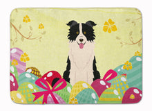 Load image into Gallery viewer, Easter Eggs Border Collie Black White Machine Washable Memory Foam Mat BB6118RUG