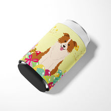 Load image into Gallery viewer, Easter Eggs Border Collie Red White Can or Bottle Hugger BB6119CC