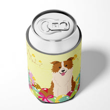 Load image into Gallery viewer, Easter Eggs Border Collie Red White Can or Bottle Hugger BB6119CC