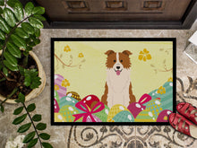 Load image into Gallery viewer, Easter Eggs Border Collie Red White Doormat - 18x27 Decorative Floor Mat – Indoor/Outdoor Rug with Artistic Flair BB6119MAT