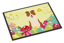 Load image into Gallery viewer, Easter Eggs Border Collie Red White Doormat - 18x27 Decorative Floor Mat – Indoor/Outdoor Rug with Artistic Flair BB6119MAT