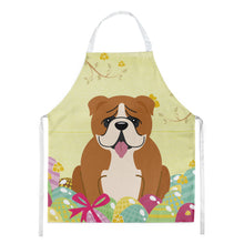Load image into Gallery viewer, Easter Eggs English Bulldog Red White Apron – Artist-Designed Kitchen, BBQ &amp; Craft Apron BB6120APRON