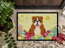 Load image into Gallery viewer, Easter Eggs English Bulldog Red White Doormat - 18x27 Decorative Floor Mat – Indoor/Outdoor Rug with Artistic Flair BB6120MAT