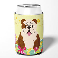 Load image into Gallery viewer, Easter Eggs English Bulldog Brindle White Can or Bottle Hugger BB6121CC