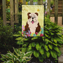 Load image into Gallery viewer, Easter Eggs English Bulldog Brindle White Garden Flag - Outdoor Decorative Yard Flag BB6121GF