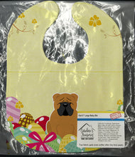 Load image into Gallery viewer, Easter Eggs English Bulldog Red Baby Bib BB6122BIB