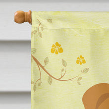 Load image into Gallery viewer, Easter Eggs English Bulldog Red Flag Canvas House Size BB6122CHF