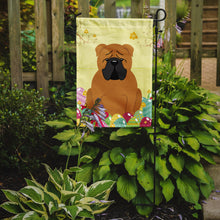 Load image into Gallery viewer, Easter Eggs English Bulldog Red Garden Flag - Outdoor Decorative Yard Flag BB6122GF