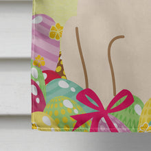 Load image into Gallery viewer, Easter Eggs English Bulldog White Flag Canvas House Size BB6123CHF