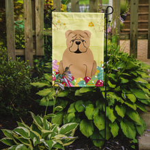 Load image into Gallery viewer, Easter Eggs English Bulldog Fawn Garden Flag - Outdoor Decorative Yard Flag BB6124GF